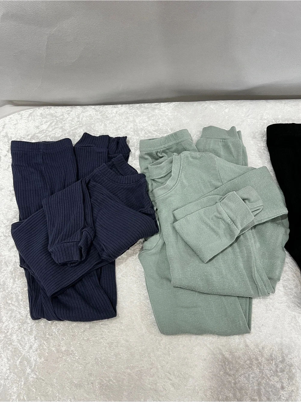 Vaenait Baby Lot of 3 set pajamas kids boy's blue green black size 6/7 Years